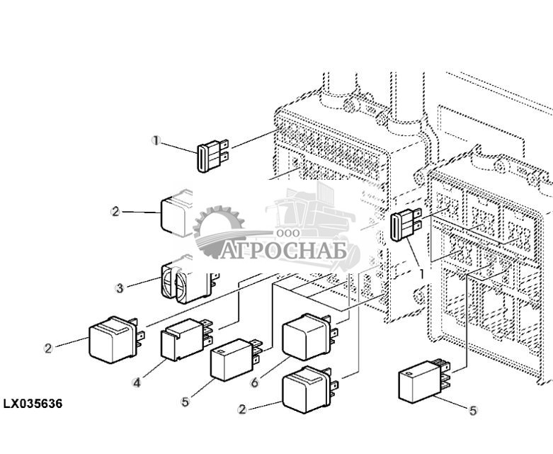 ПРЕДОХРАНИТЕЛИ, ДИОДЫ, РЕЛЕ, ЗВУКОВОЙ СИГНАЛ - ST209027 55.jpg
